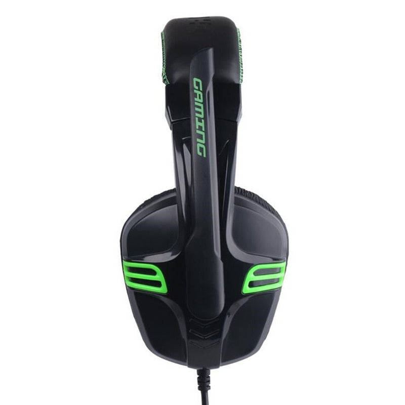 3.5mm Wired Earphone Gaming Headset PC Gamer Stereo Headphone with Microphone for Computer PC Gamer