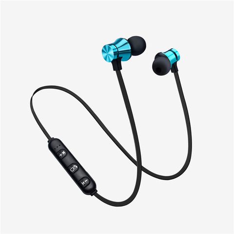 HCQWBING Stereo Bluetooth Earphone With HD Mic Wireless Sport Headset Earbuds For Android IOS