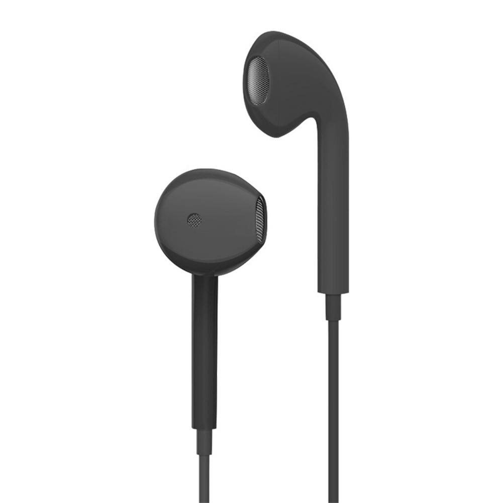 Wired Earphones With Microphone 3.5mm Earphones Plug In-Ear Headphones Music Earplugs Ergonomic Headphones for Smartphones